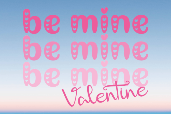 Be Mine Valentine SVG PNG for Crafts and Graphics