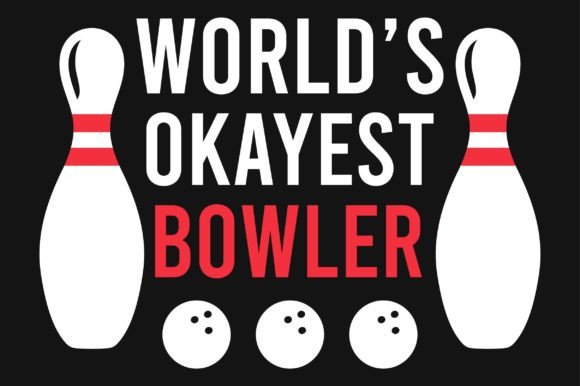 Bowling Strike Sport SVG Vector T-shirt Graphics & Crafts