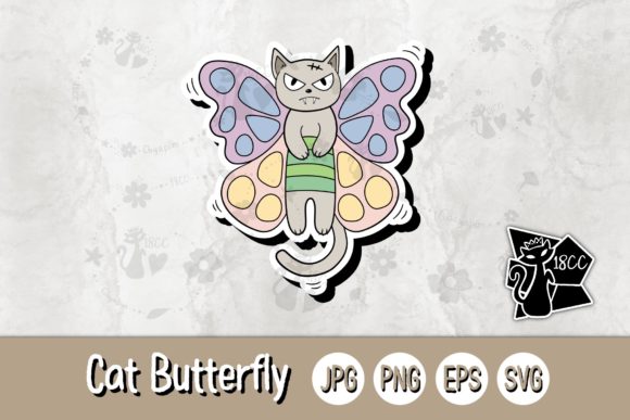 Cat Butterfly Graphics: Designer Review for Crafts & Branding