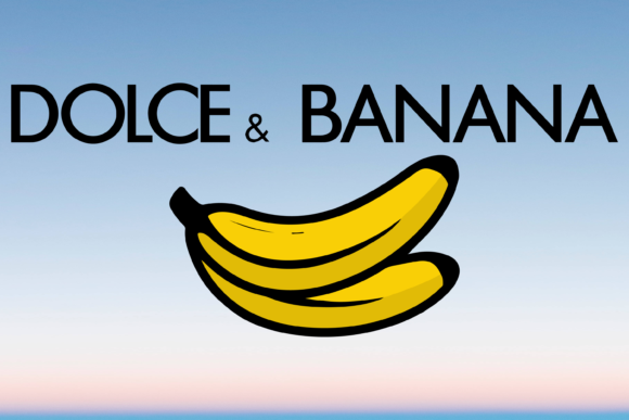 Dolce and Banana Funny Sarcastic Svg Png for Crafts & Graphics