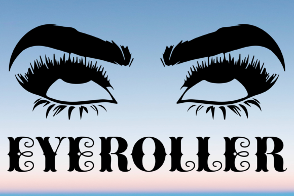 Eye Roller Funny Aesthetic SVG PNG