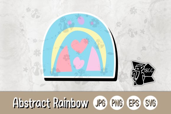 Hearts Rainbow Pastel SVG EPS PNG JPG