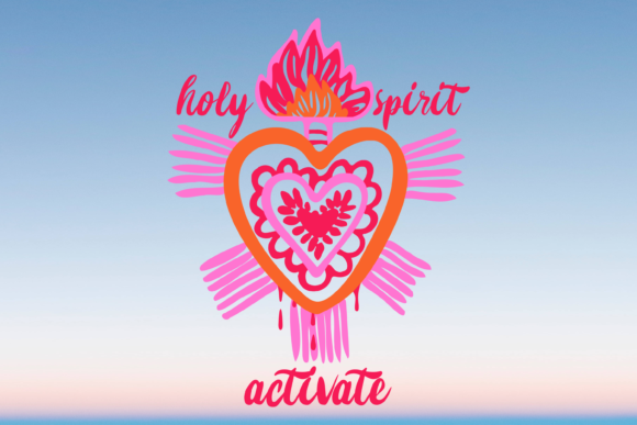 Holy Spirit Activate Heart Svg Graphics