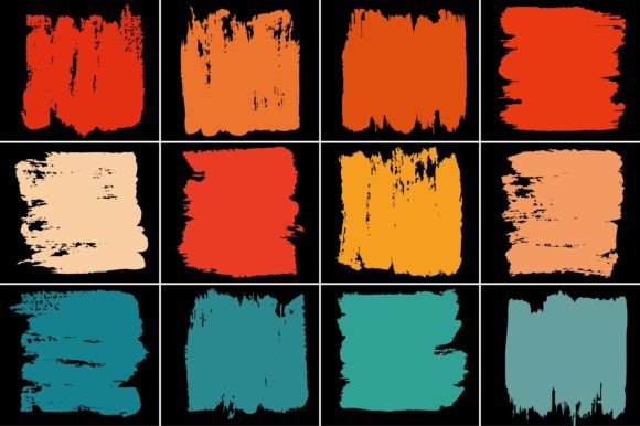 Ink Paint Brush Stroke Mask Frame: Graphics & Crafts Asset Review
