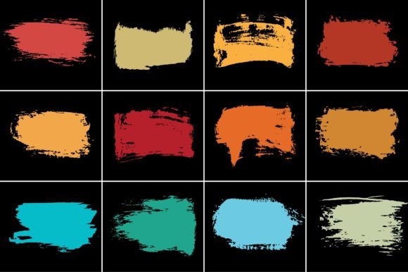 Ink Paint Brush Stroke Texture for Crafts & Graphics