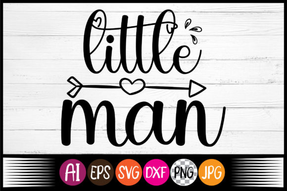 Little Man SVG Design for Crafts & Graphics