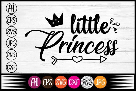 Little Princess SVG Graphics for Crafts & Branding