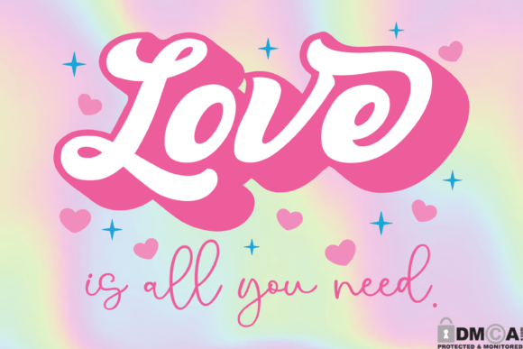Love is All You Need Valentines SVG PNG