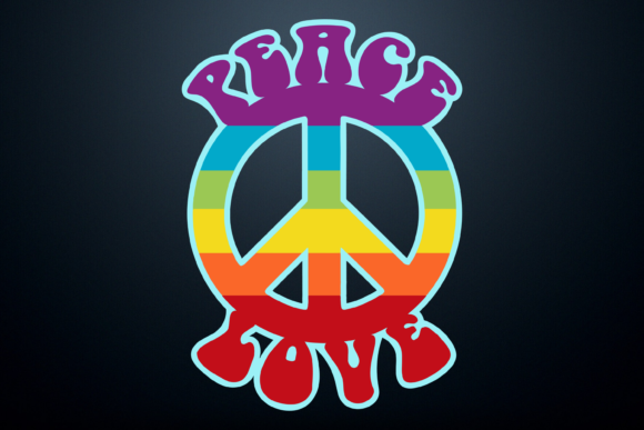 Peace Love Boho Groovy Svg Png: Graphics & Crafts