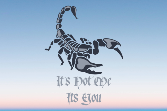 Scorpion Scorpio SVG for Crafts and Graphics