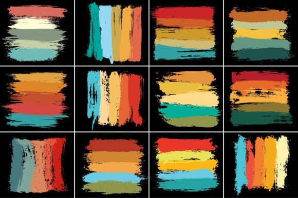 Vintage Retro Paint Brush Stroke: Review for Crafts & Graphics